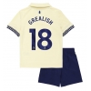 Everton Jack Grealish #18 Gostujuci Dres za djecu 2025-26 Kratak Rukav (+ Kratke hlače)